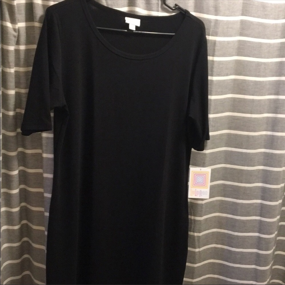 NWT LuLaRoe Julia Solid Black XL